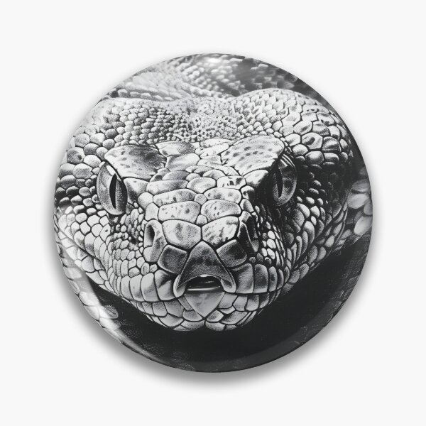 Item preview, Black and White Snake drawing designed and sold by Pencil-Art.
