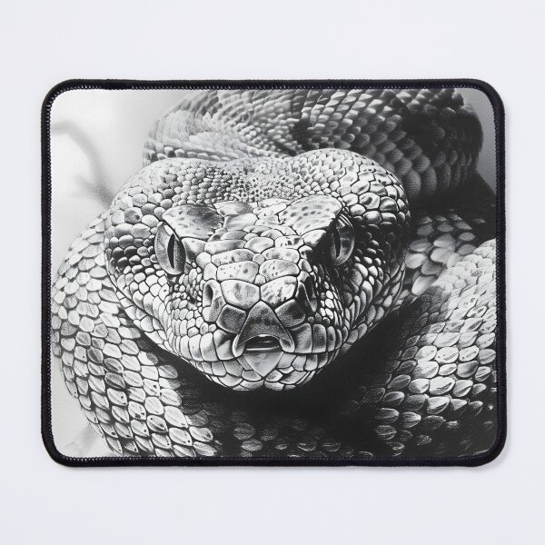 Item preview, Black and White Snake drawing designed and sold by Pencil-Art.