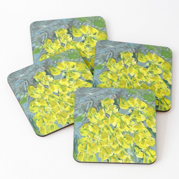 Item preview, Laburnum Paint Pour: Three designed and sold by LymphomaLass.