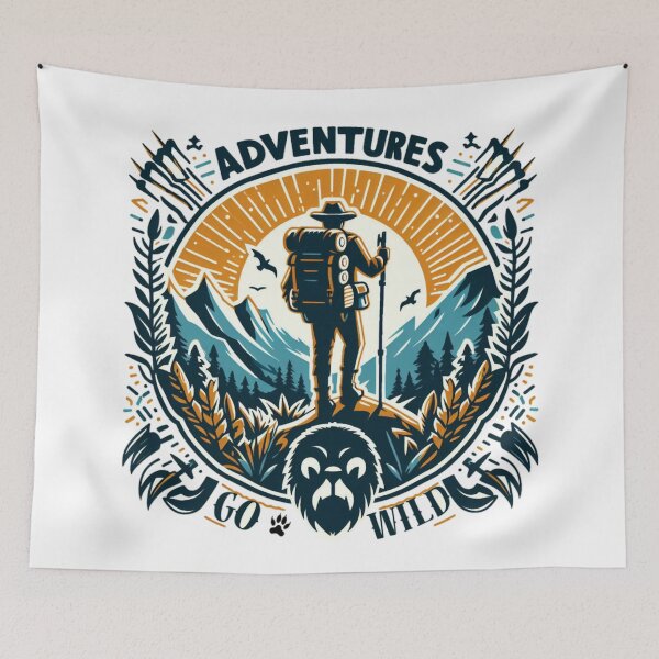 Item preview, Hiker's Paradise: Mountain Adventures and Breathtaking design designed and sold by Coollzone.