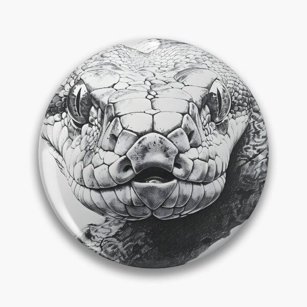 Item preview, Black and White Snake drawing designed and sold by Pencil-Art.