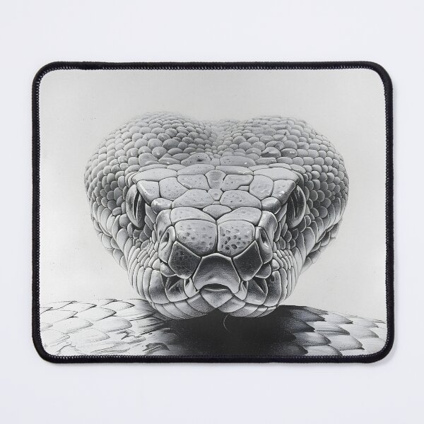 Item preview, Black and White Snake drawing designed and sold by Pencil-Art.
