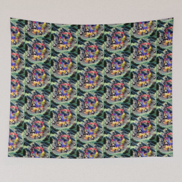 Item preview, watercolor crow election year with lollipop pattern designed and sold by Storiesforyou.