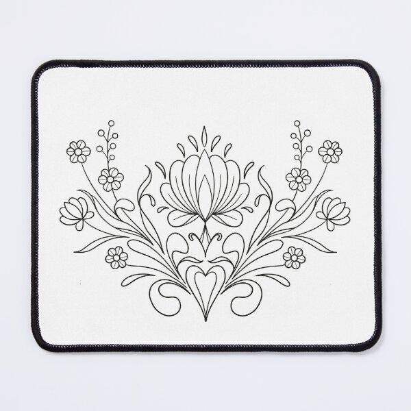 Item preview, Hungarian Folk Art Fine line design designed and sold by susyrdesign.