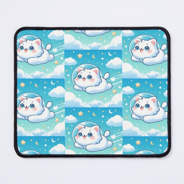 Item preview, Flying cloud kitten designed and sold by LilyPadShop.