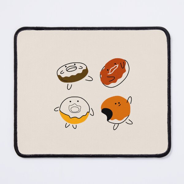 Item preview, Dancing Donuts: Animated Cartoon Desserts with Personality | Pastel Background designed and sold by RM-Journey.