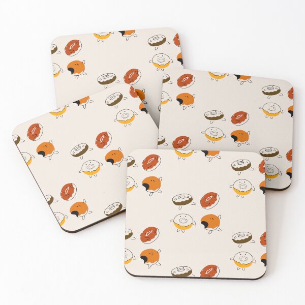 Item preview, Dancing Donuts: Animated Cartoon Desserts with Personality | Pastel Background designed and sold by RM-Journey.