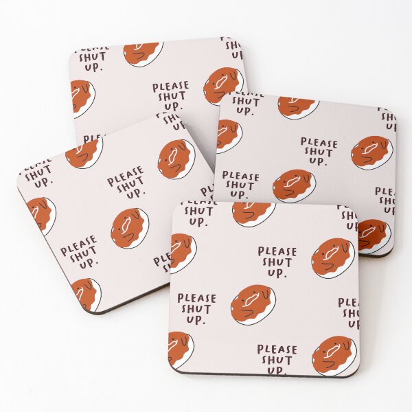 Item preview, Please Shut Up | Simple Minimalist Design designed and sold by RM-Journey.