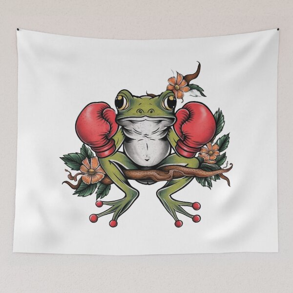Item preview, Leap and Punch: Frog Boxing Gloves Animation designed and sold by Martial-Art-23.