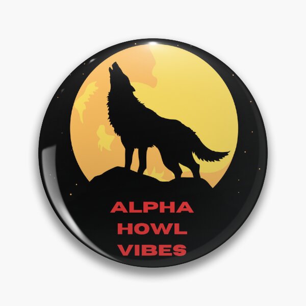 Item preview, Alpha Howl Vibes - Howling Wolf T-Shirt designed and sold by KielArt.