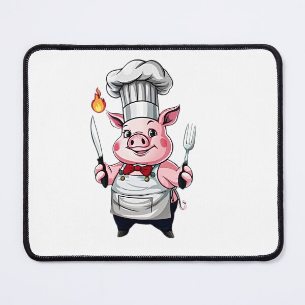 Item preview, Cute Chef Pig designed and sold by BlissfulBlossom.