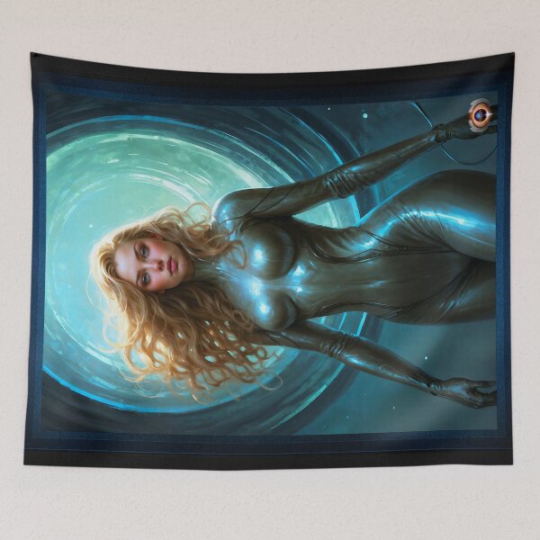 Item preview, Caught In The Dream Void Tantalizing Portrait AI Concept Art by Xzendor7 designed and sold by Xzendor7 Digital Art Creations.