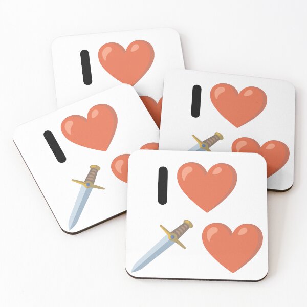 Aperçu de l'œuvre Logo Emoji I Heart Daggerheart créée et vendue par draegenDesign.