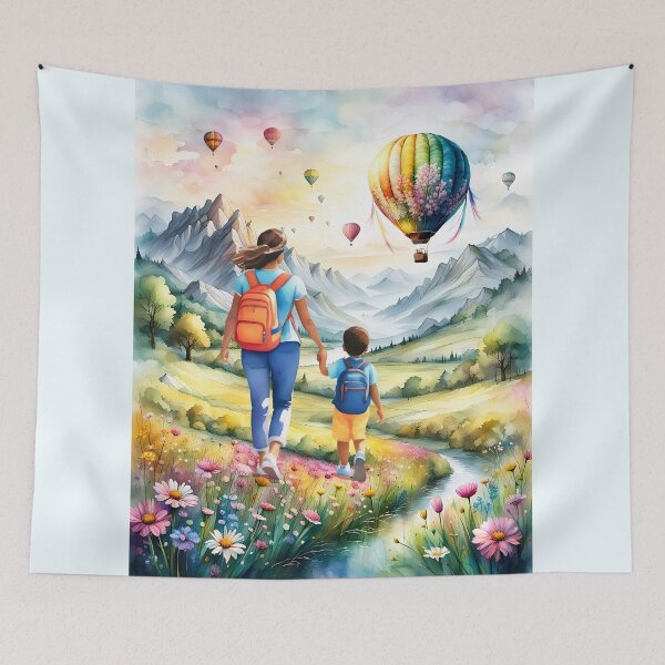 Item preview, TIME TOGETHER WATCHING AIR BALLOONS designed and sold by Tammera.