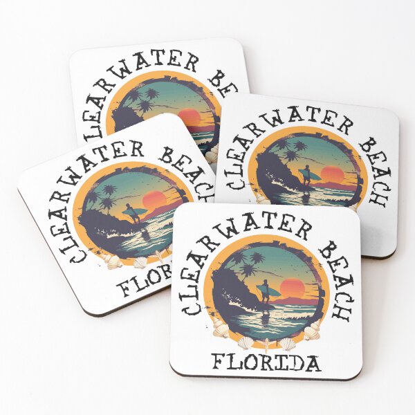 Item preview, Clearwater Beach - Florida (with Black Lettering) designed and sold by VelvetRoom.