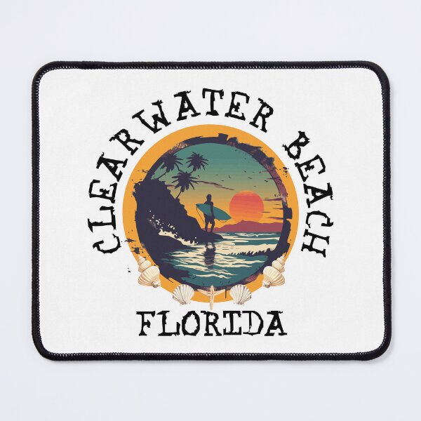 Item preview, Clearwater Beach - Florida (with Black Lettering) designed and sold by VelvetRoom.