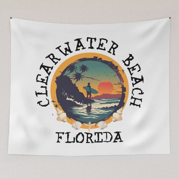 Item preview, Clearwater Beach - Florida (with Black Lettering) designed and sold by VelvetRoom.