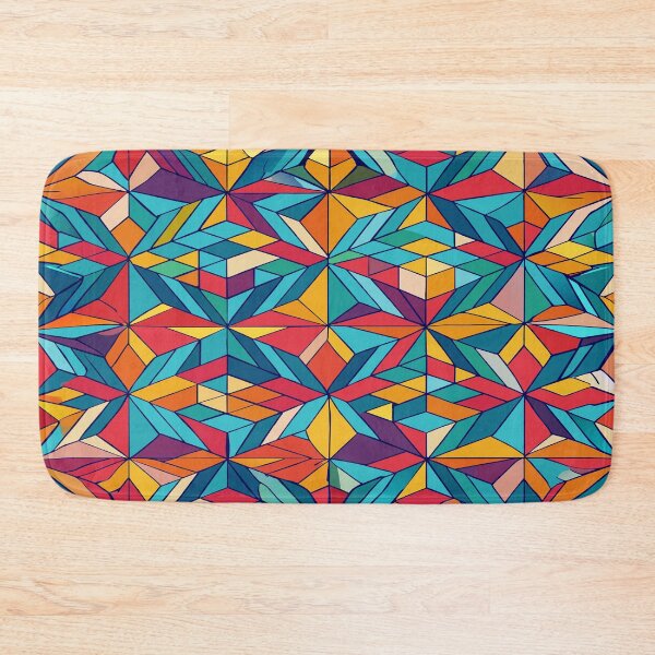 Item preview, Harmonious Spectrum,Colorful Geometric Patterns designed and sold by AgarutanPrint.
