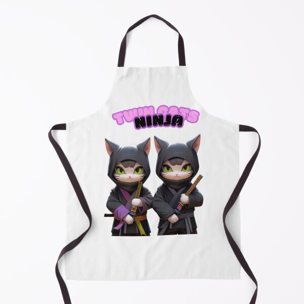 Item preview, Twin Cats Ninja designed and sold by RouniBoutique.