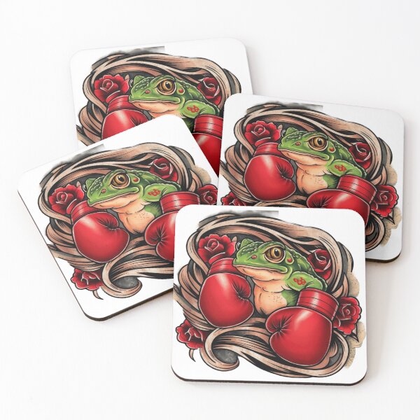 Item preview, Froggy Knockouts: Boxing Gloves Wall Decals designed and sold by Martial-Art-23.
