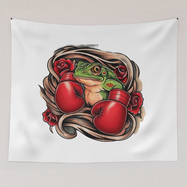 Item preview, Froggy Knockouts: Boxing Gloves Wall Decals designed and sold by Martial-Art-23.