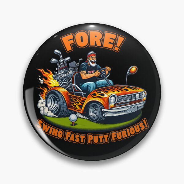 Item preview, Golf Flaming Tee-Off Golfer Golfing with Style designed and sold by SportsT-Shirts.