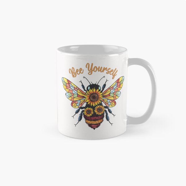 Item preview, Bee Yourself Sunflower Bee designed and sold by HappyLifeCreate.