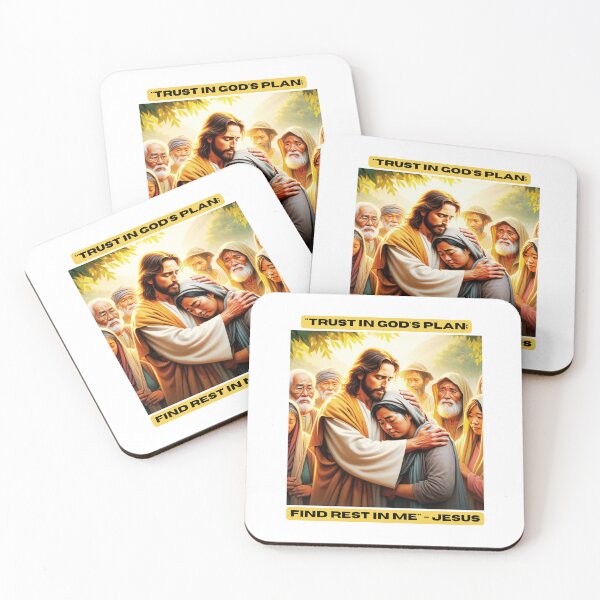 Item preview, "Trust in God's plan; find rest in me" - Jesus designed and sold by STO1KA.