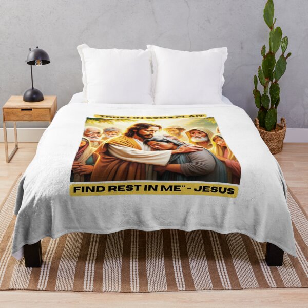 Item preview, "Trust in God's plan; find rest in me" - Jesus designed and sold by STO1KA.