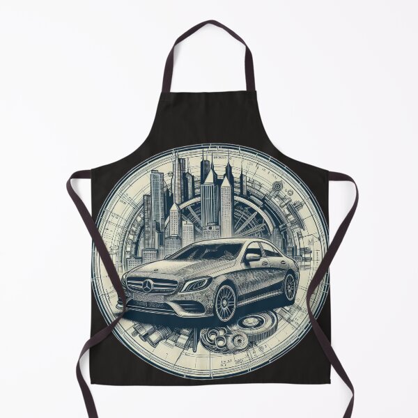 Item preview, Mercedes logo with drawing wallpaper designed and sold by Expressions-Sel.