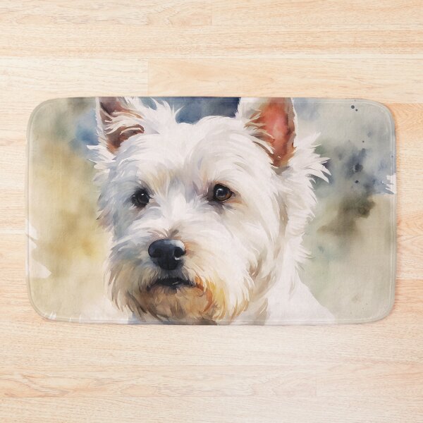 Item preview, Watercolor West Highland White Terrier designed and sold by TheAnimalZ00.