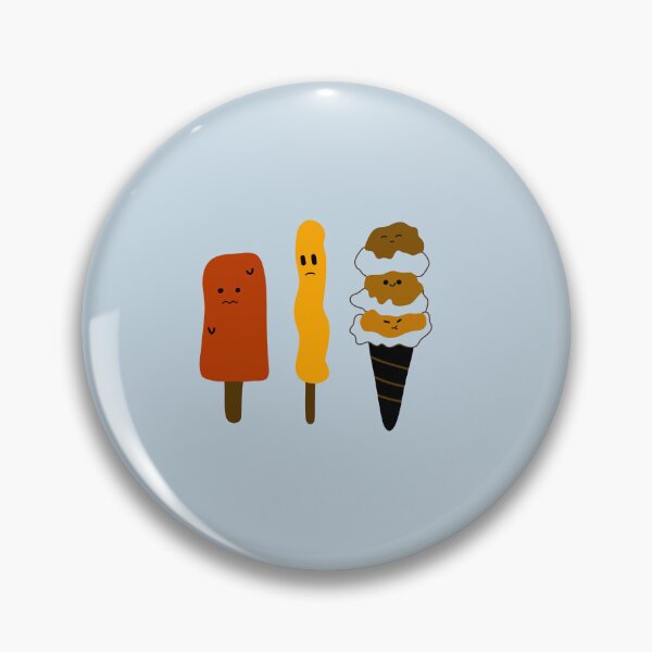Item preview, Frozen Delights: Cartoon Ice Cream and Popsicle Characters | Blue Background designed and sold by RM-Journey.