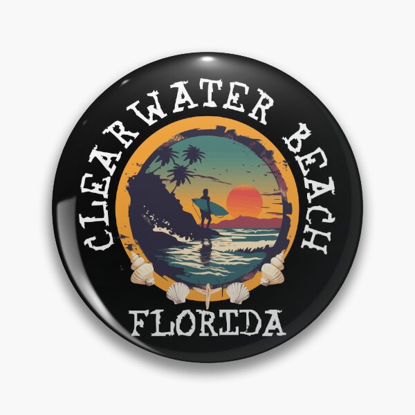 Item preview, Clearwater Beach - Florida (with White Lettering) designed and sold by VelvetRoom.