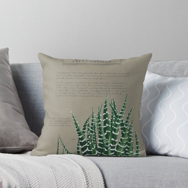 Item preview, Haworthia Attentuata | Zebra Haworthia | Haworthiopsis Botanical Illustration designed and sold by Jennifer Walsh Design.