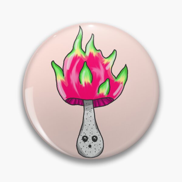 Item preview, Lovely pitaya pink and white mushroom  designed and sold by blackygoldcat.