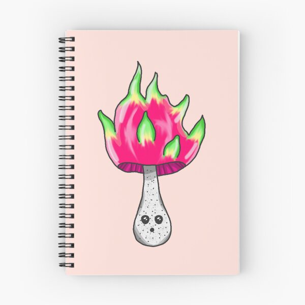 Item preview, Lovely pitaya pink and white mushroom  designed and sold by blackygoldcat.