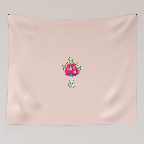 Item preview, Lovely pitaya pink and white mushroom  designed and sold by blackygoldcat.