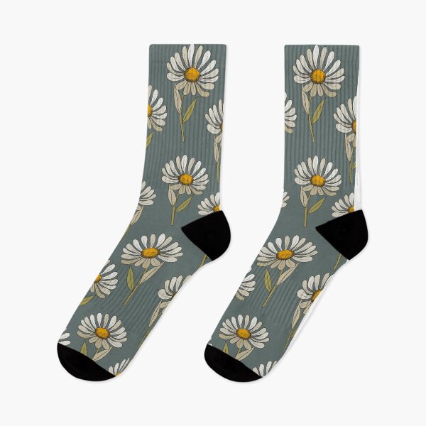 Item preview, White Daisy Floral Pattern designed and sold by YELLOWCITY806.