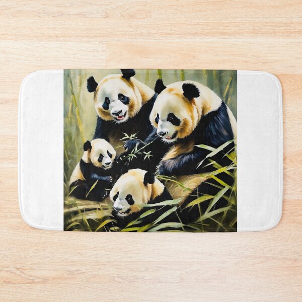 Item preview, Panda family  designed and sold by Island Art Studios.