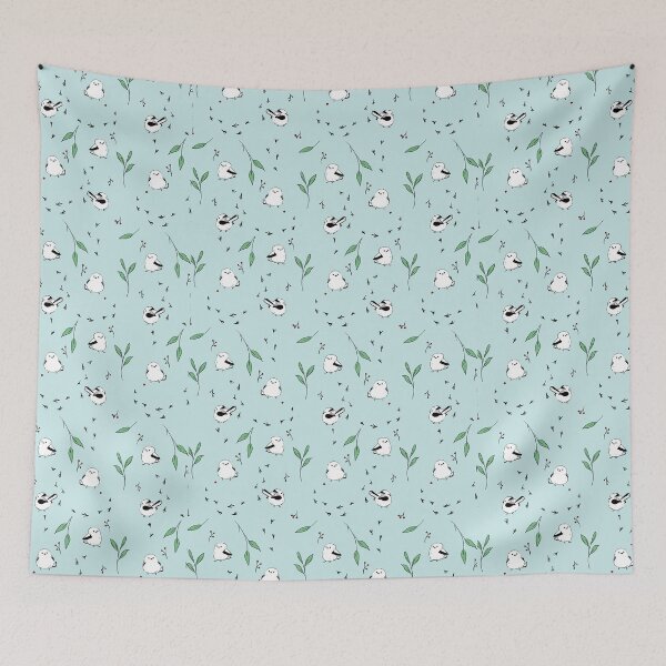 Item preview, Fluffy Bird Pattern designed and sold by MollyMaeks.