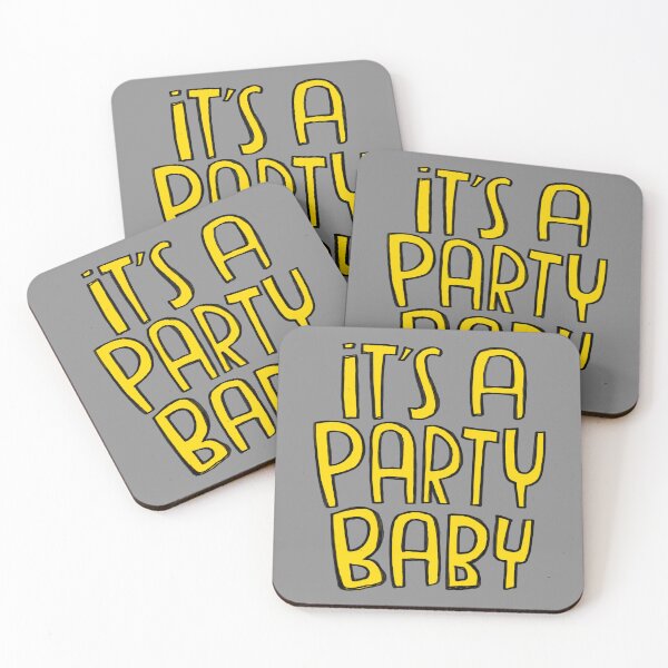 Item preview, It's a party baby designed and sold by badlydrawnbabe.