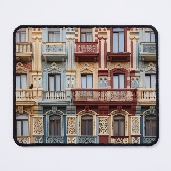 Item preview, Beautiful City Apartments Pattern designed and sold by Jake-Carter0.