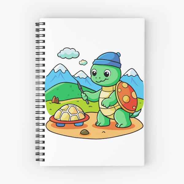 Item preview, Turtle Artist Painting a Beach designed and sold by omerfdln34.
