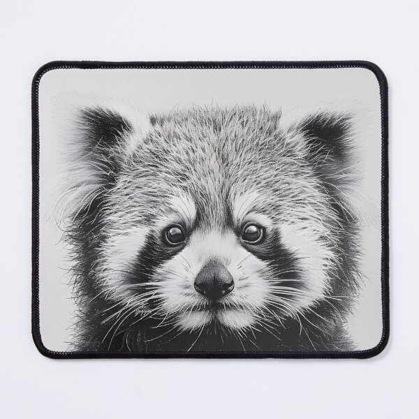 Item preview, Black and white Red Panda pencil drawing designed and sold by Pencil-Art.