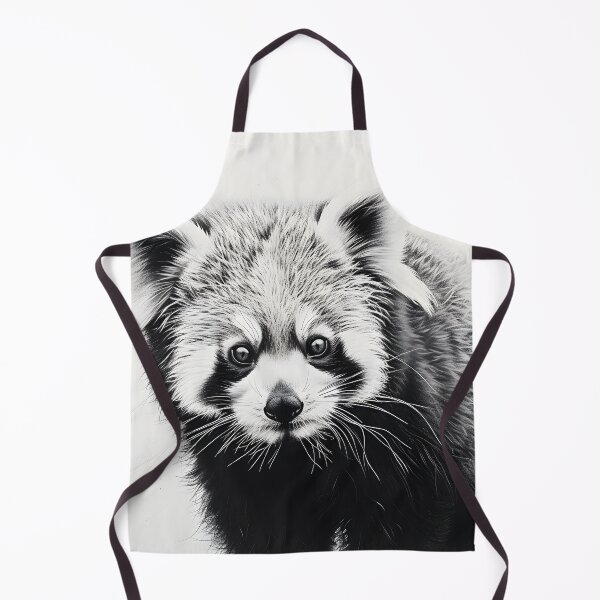 Item preview, Black and white Red Panda pencil drawing designed and sold by Pencil-Art.