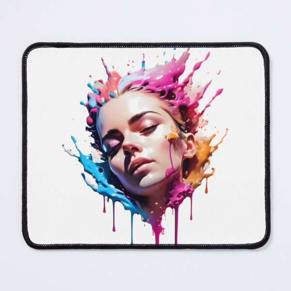 Item preview, Beautiful Face Splash Art Painting designed and sold by cybersalegoods.