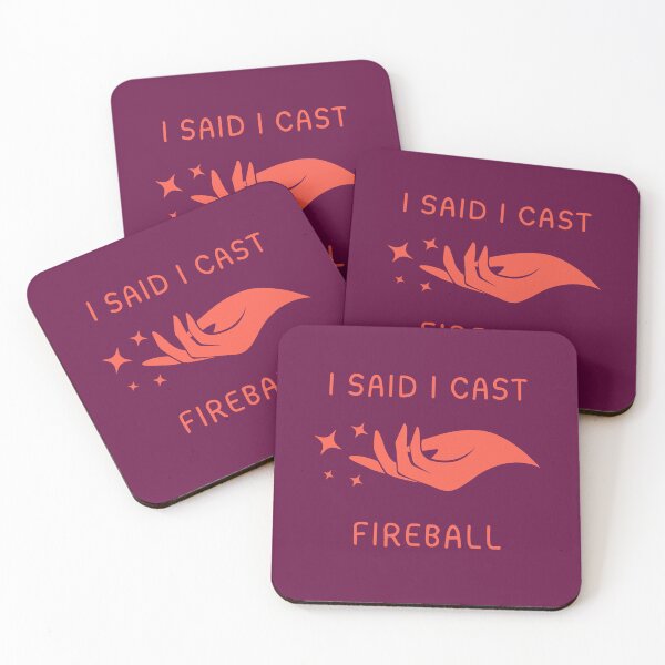 Item preview, I Said I Cast Fireball Print designed and sold by DalyPrints.