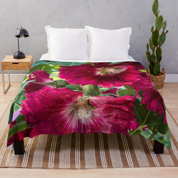 Item preview, Hollyhock in Red designed and sold by Douglas E. Welch Design and Photography.