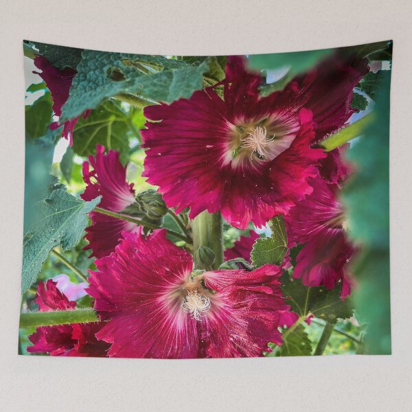 Item preview, Hollyhock in Red designed and sold by Douglas E. Welch Design and Photography.