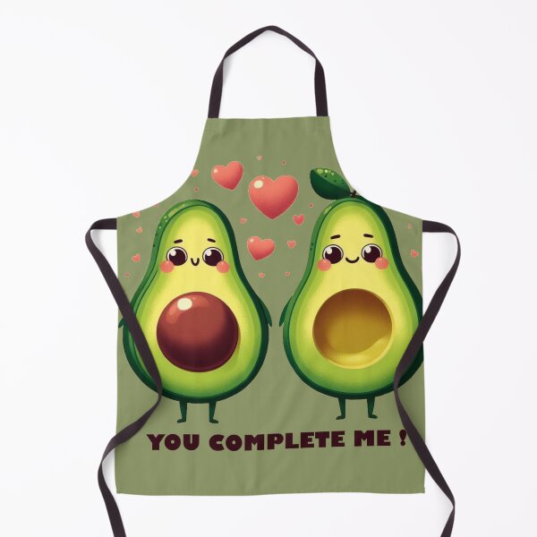 Item preview, You Complete Me Avocado designed and sold by Retro Occult.